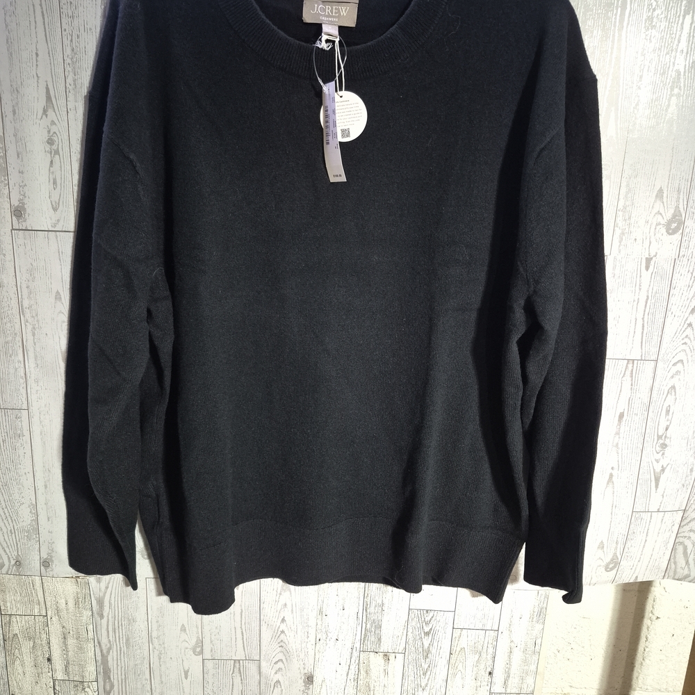 J. Crew Cashmere relaxed crewneck sweater